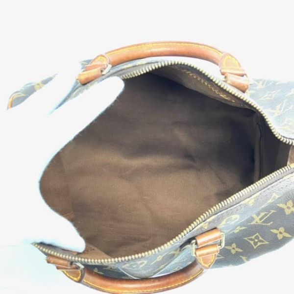 仙17【訳あり】Louis Vuitton M41526 モノグラム スピーディ30 ボストンバッグ ハンドバッグ ブラウン系 旧型 ルイヴィトン 手提げ 鞄の画像8