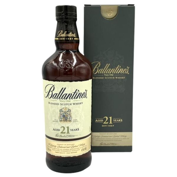 仙12＆6【未開栓】バランタイン 21年 ベリーオールド 43％ 700ml スコッチ ウイスキー 箱付き Ballantine's AGED 21YEARS VERY OLD 古酒の画像1