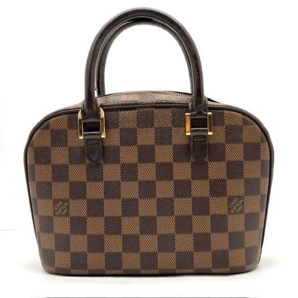 仙4 Louis Vuitton N51286 ダミエ サリア・ミニ ハンドバッグ エベヌ ブラウン系 ルイヴィトン 茶色 手提げ 鞄 ミニバッグの画像2