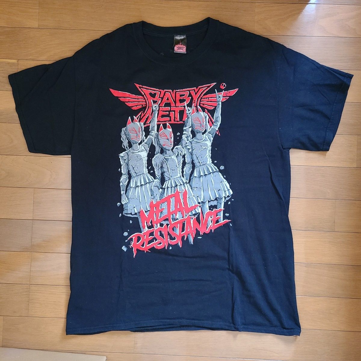 BABYMETAL 2017 メタリカ ソウル公演 METAL RESISTANCE TEE  Tシャツ Lサイズ