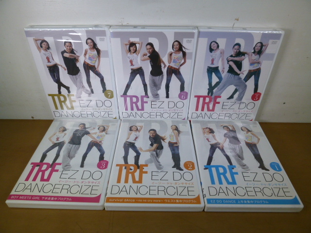 DVD TRF ダンスエクササイズ イージードゥダンササイズ EZ DO DANCERCIZE ダンササイズ 6枚セット フィットネス ダイエット trf 　中古_DVD全6枚（ナンバー４欠品）