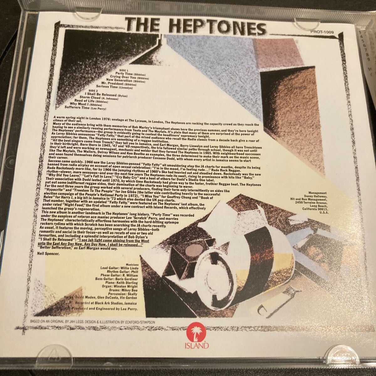 THE HEPTONES / NIGHT FOOD + PARTY TIME 洋楽 REGGAE 国内盤 CD リイシュー 帯付き ルーツレゲエ LEE PERRY_画像3