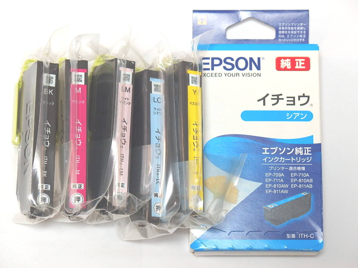 EPSON エプソン 純正インク ITH-6CL 相当 ( ITH-BK + ITH-C + ITH-M + ITH-LC + ITH-LM + ITH-Y ) イチョウの画像1