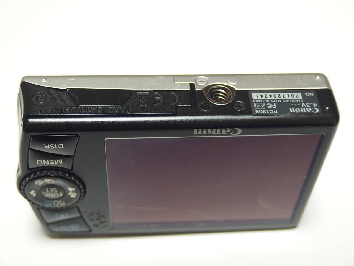 Canon キヤノン IXY DIGITAL 920 IS （シルバー）純正バッテリー・充電器付属　動作確認済_底部