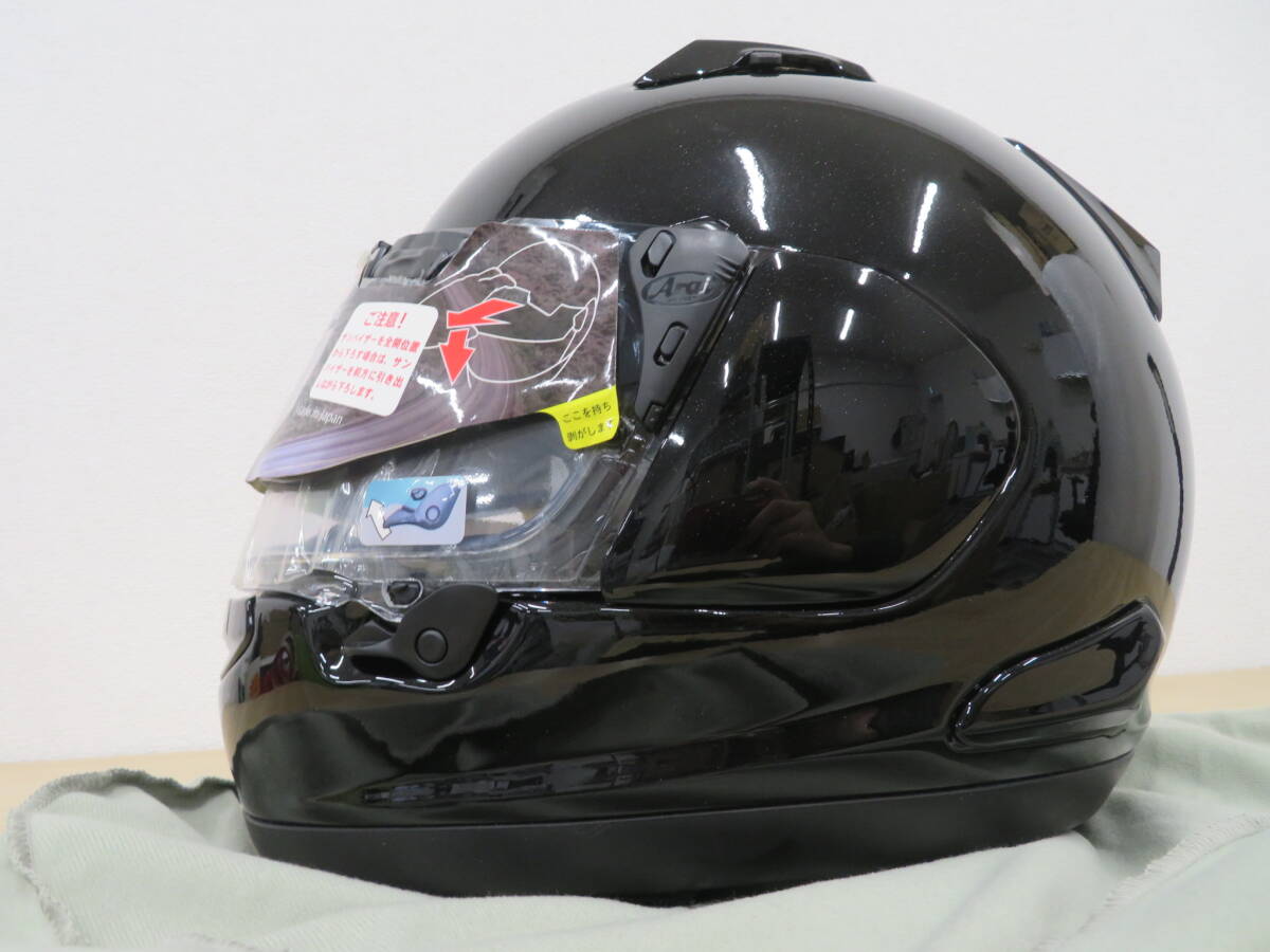 未使用 Arai ヘルメット ASTRAL-X アストラルーエックス グラスブラック Mサイズ 57～58cm オンロード アライ 激安1円スタート