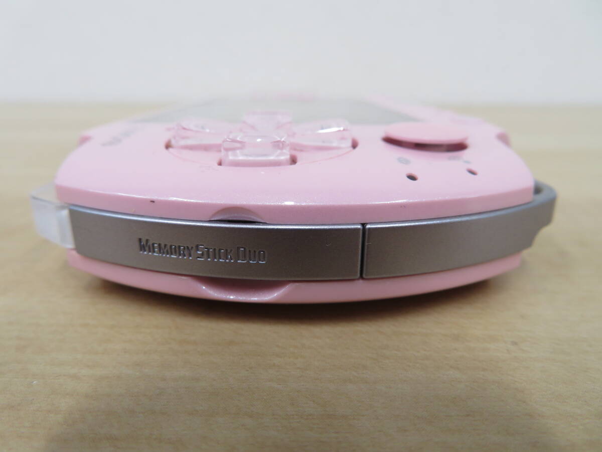 SONY ソニー PSP プレイステーションポータブル PSP3000 ピンク ソフト付き 動作未確認 ジャンク 激安1円スタートの画像10