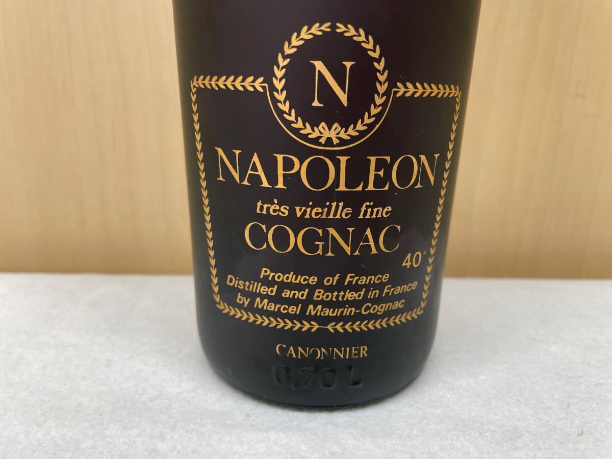 #1739 未開栓 NAPOLEON CAGNAC CANONNIER ナポレオン コニャック カノンニエ 700ml 40%の画像4