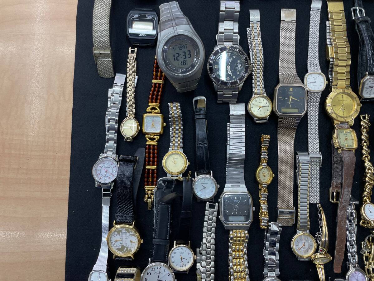 #20A 腕時計 大量まとめ SEIKO CITIZEN RADO 他 メンズ レディース 時計 QZ 動作未確認_画像5