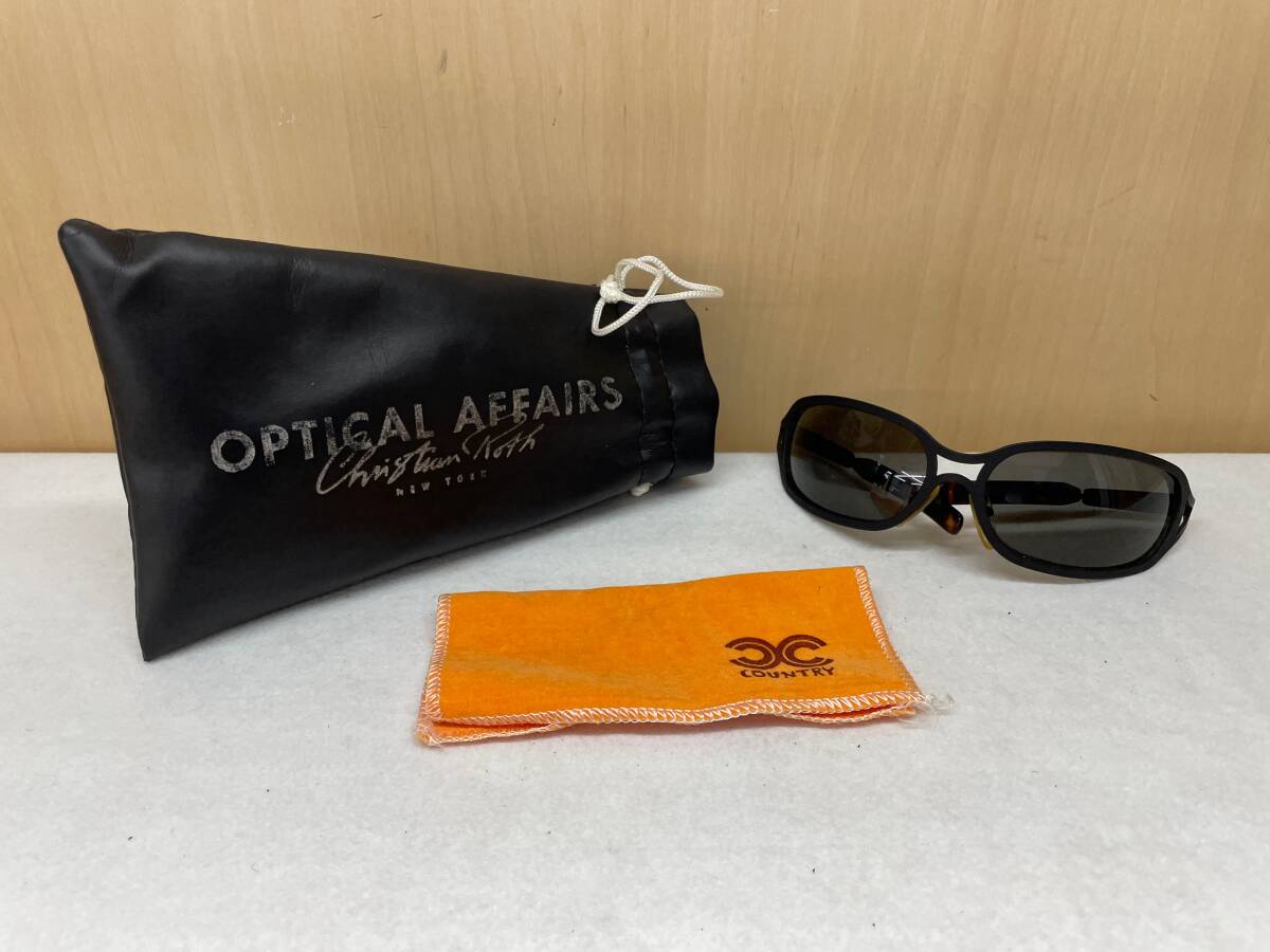 #1850 CHRISTIAN ROTH/クリスチャンロス 2710 サングラス OPTICAL AFFAIRS ケース付_画像1