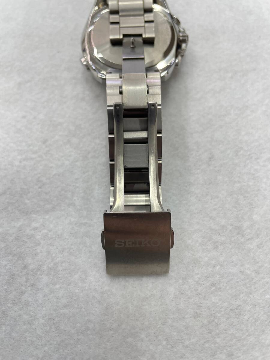 #1430 SEIKO/セイコーブライツ 8B82-0AN0 メンズ 電波 ソーラー 黒文字盤 稼働品 付属品有の画像5