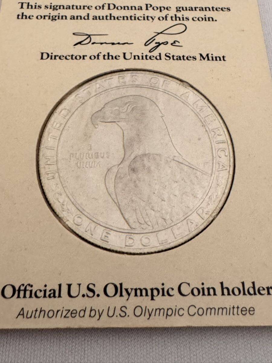 1983年 ロサンゼルス オリンピック 1ドル 銀貨 プルーフコイン 記念 硬貨の画像7