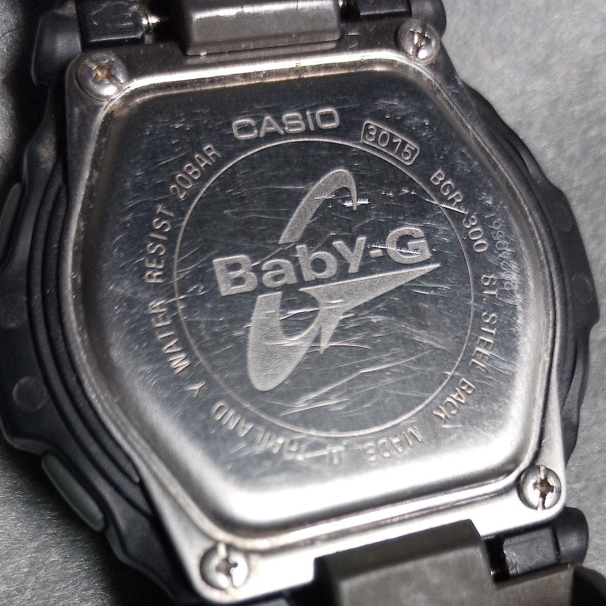 CASIO  カシオ Baby-G BGR-300  タフソーラー 電池交換済