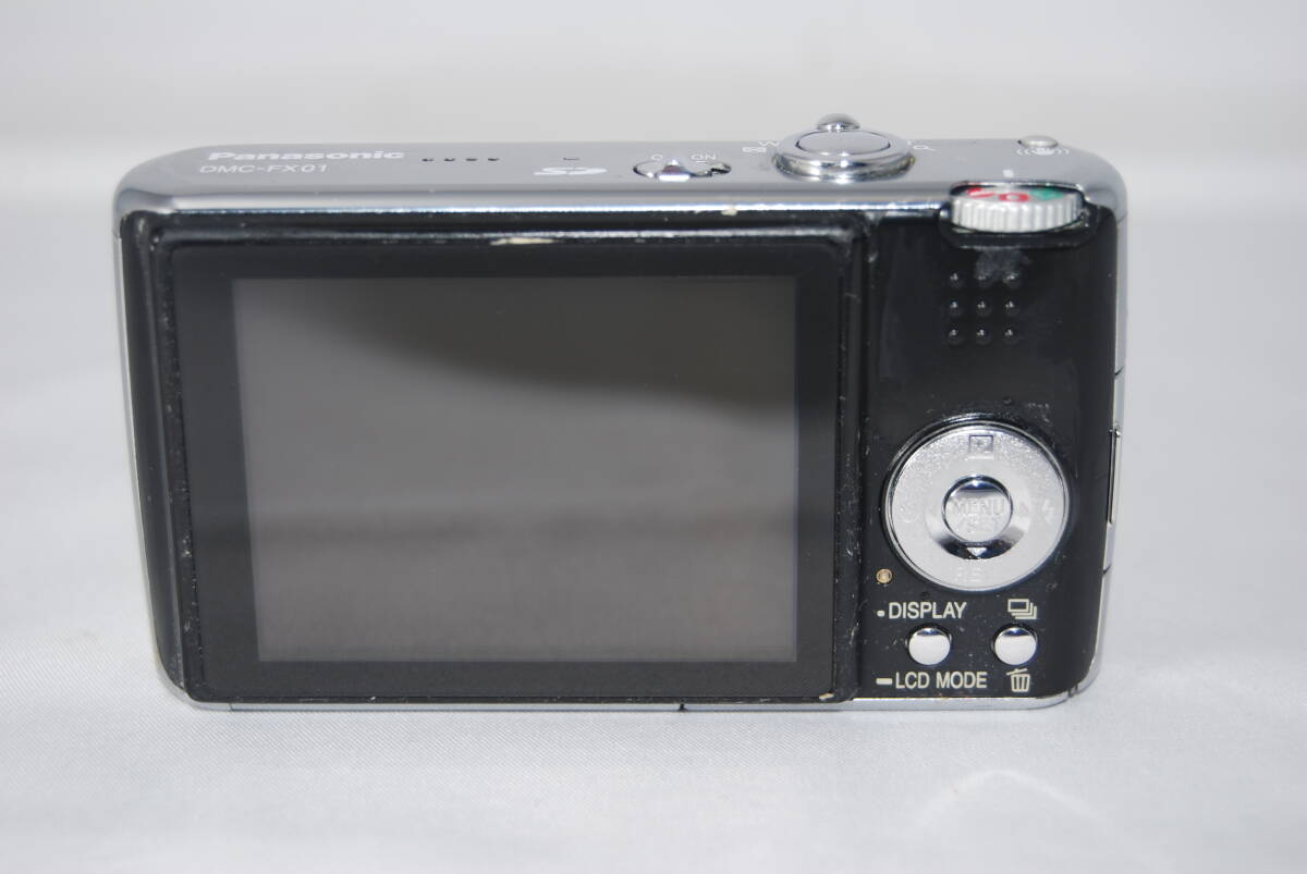 ★動作品★外観は現状★実写確認済み★ Panasonic パナソニック LUMIX DMC-FX01 エクストラブラック #F201_画像6