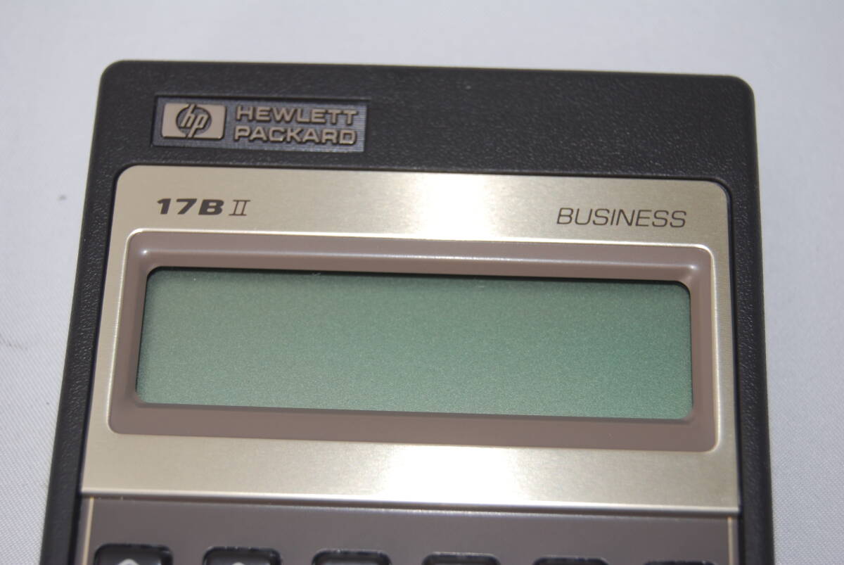 ★貴重★外観もきれい★簡易チェック済み★ HEWLETT PACKARD ヒューレットパッカード ビジネス電卓 17BⅡ(2) BUSINESS #SA-441_画像2