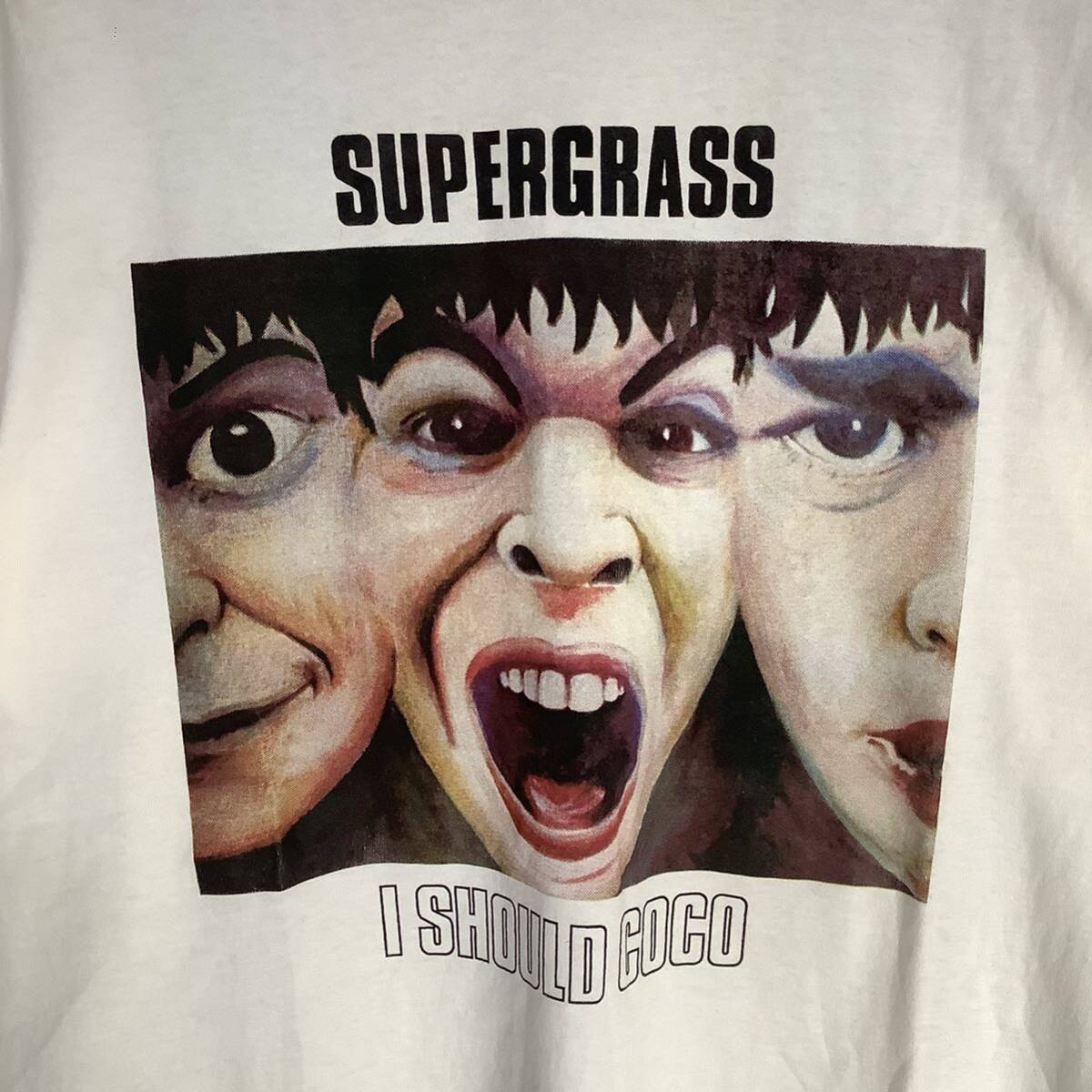 当時もの 1995 SUPERGRASS アルバム I Should COCO BC製 ヴィンテージ Tシャツ 80s 90s 英国 ロック バンドの画像2