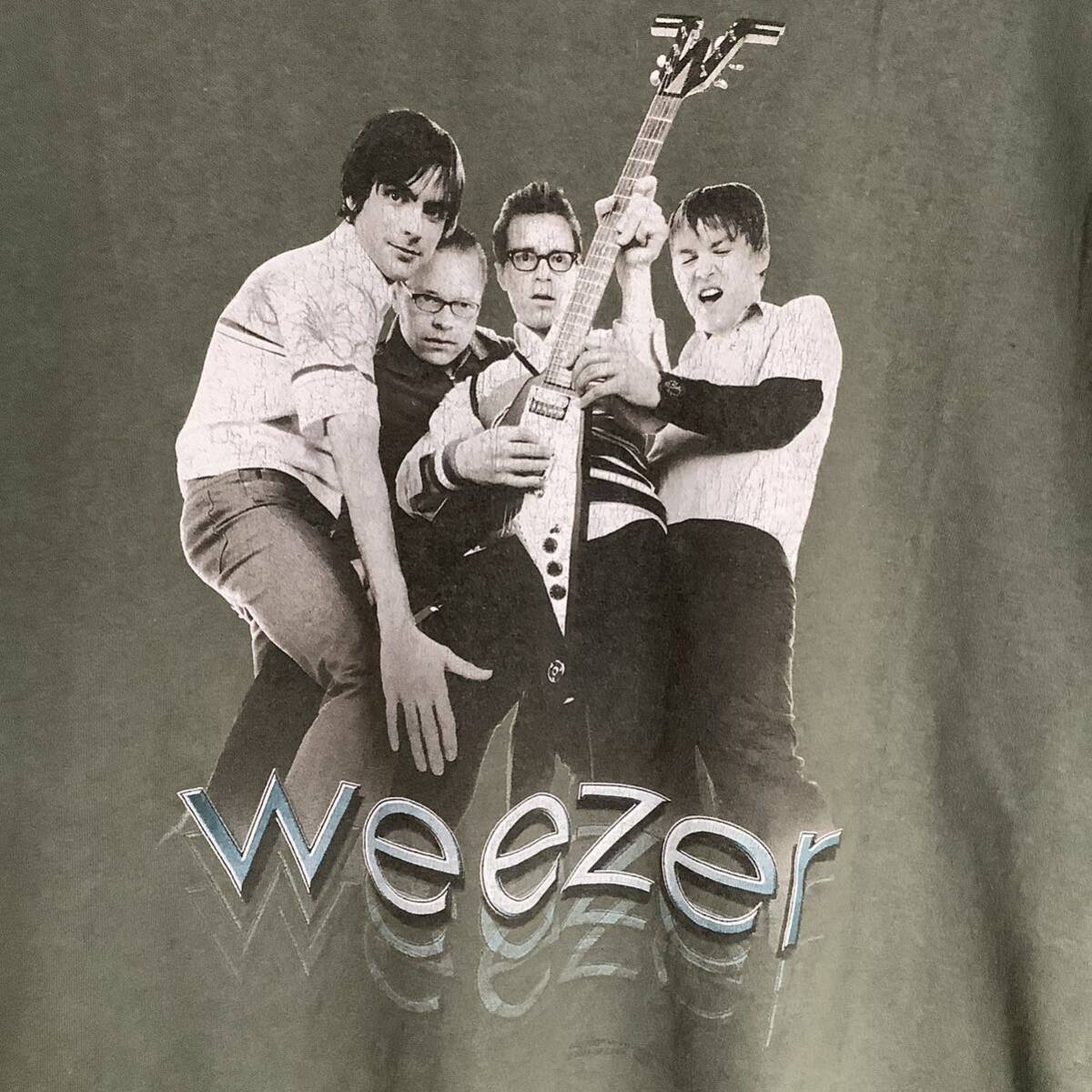 当時もの 2001 Weezer Midget Tour Optima製 80s 90s ヴィンテージ Tシャツ オルタナティブ ロック _画像3