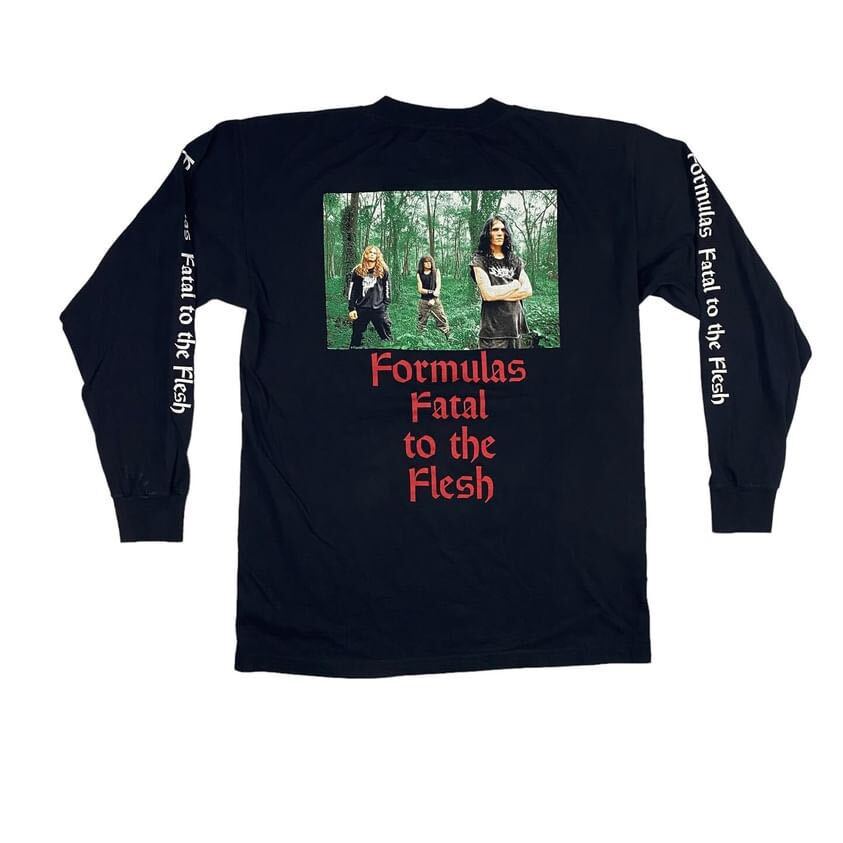 当時もの 1998 Morbid Angel アルバム Formulas Fatal to the Flesh デスメタル 80s 90s ヴィンテージ Tシャツの画像2