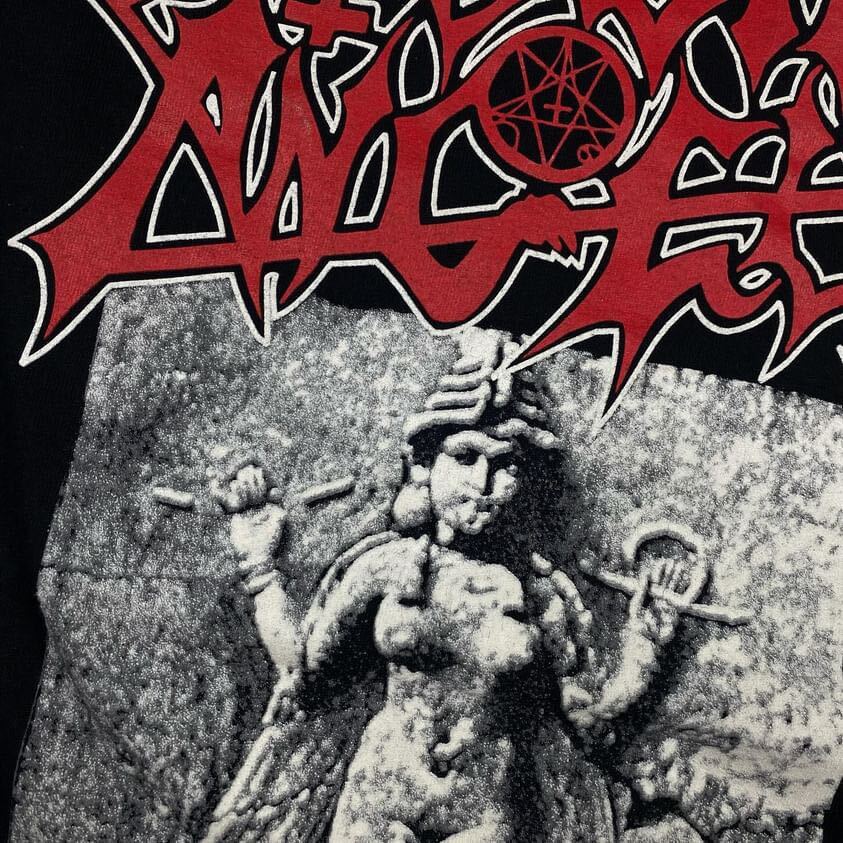 当時もの 1998 Morbid Angel アルバム Formulas Fatal to the Flesh デスメタル 80s 90s ヴィンテージ Tシャツの画像6