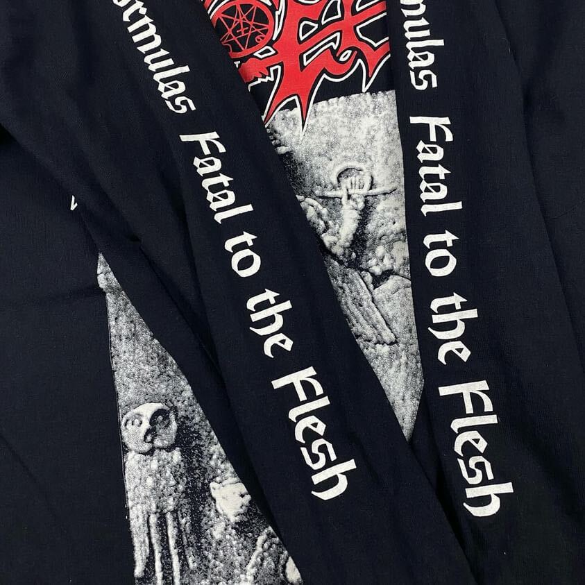 当時もの 1998 Morbid Angel アルバム Formulas Fatal to the Flesh デスメタル 80s 90s ヴィンテージ Tシャツの画像4