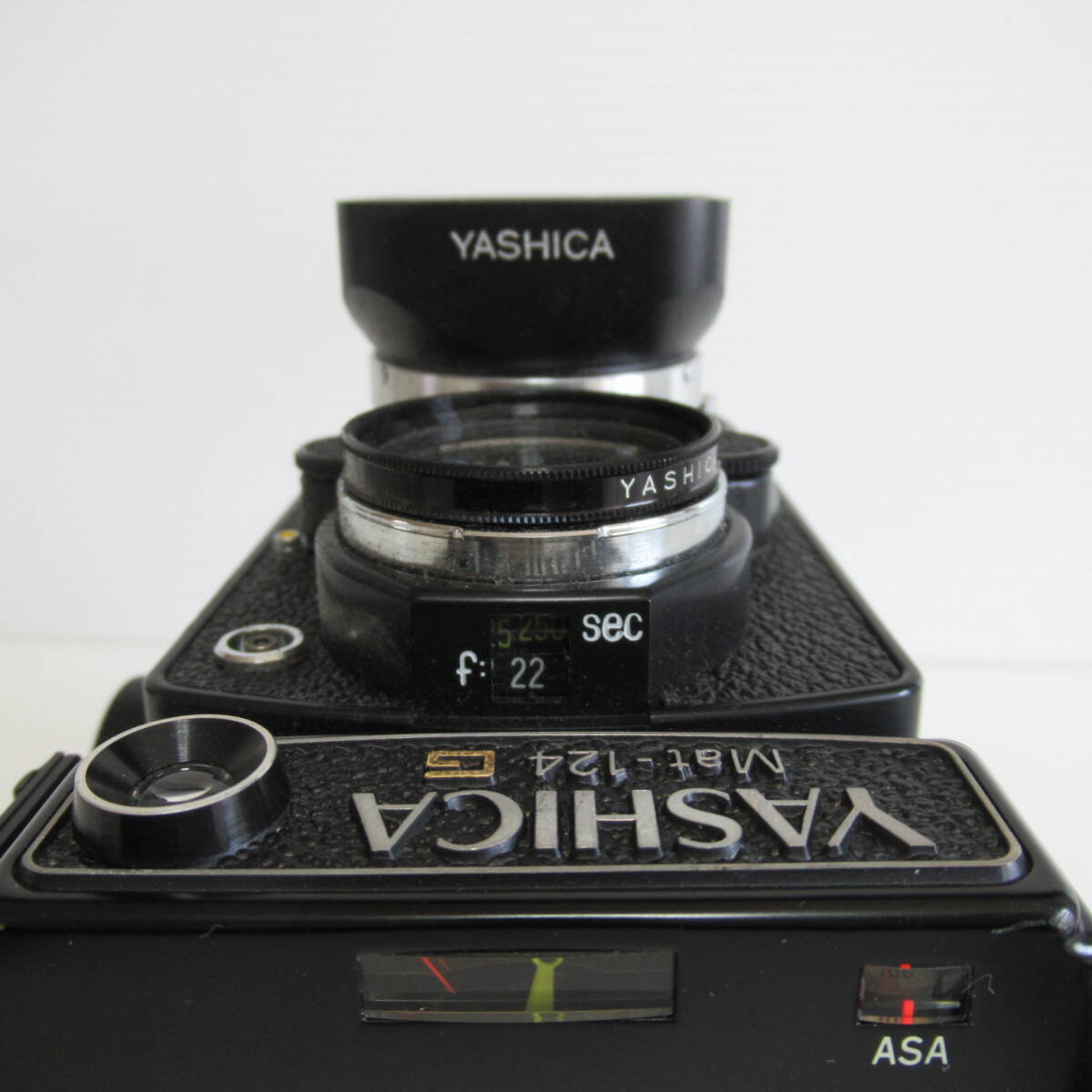 カメラ ヤシカ YASHICA Mat-124G カメラレンズ YASHINON 1:2.8 f=80mm 動作未確認 ヴィンテージ 80サイズ発送 p-2626699-227-mrrzの画像7