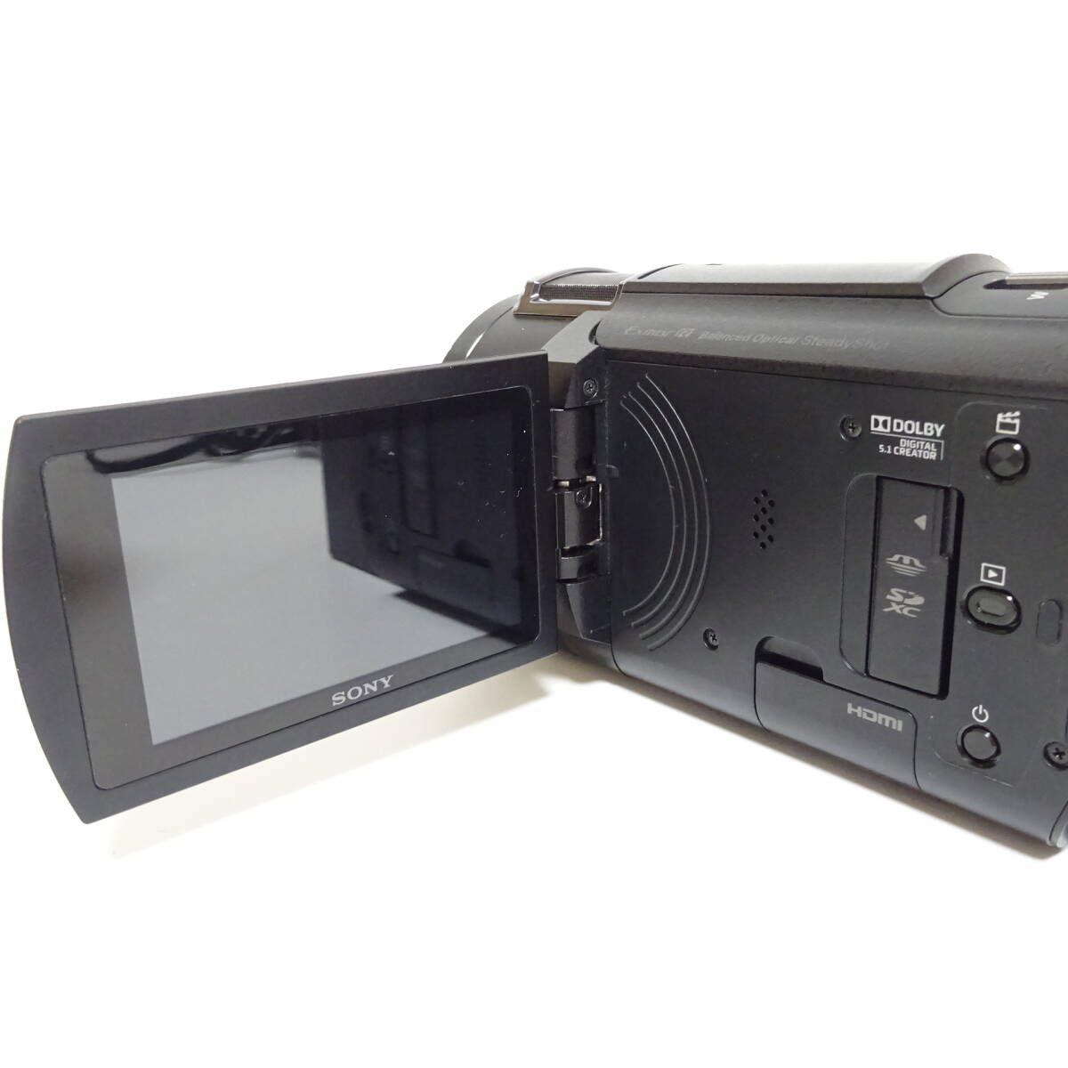 Sony FDR-AX45 デジタル4kビデオカメラレコーダー 動作未確認 60サイズ発送 K-2592396-280-mrrzの画像4