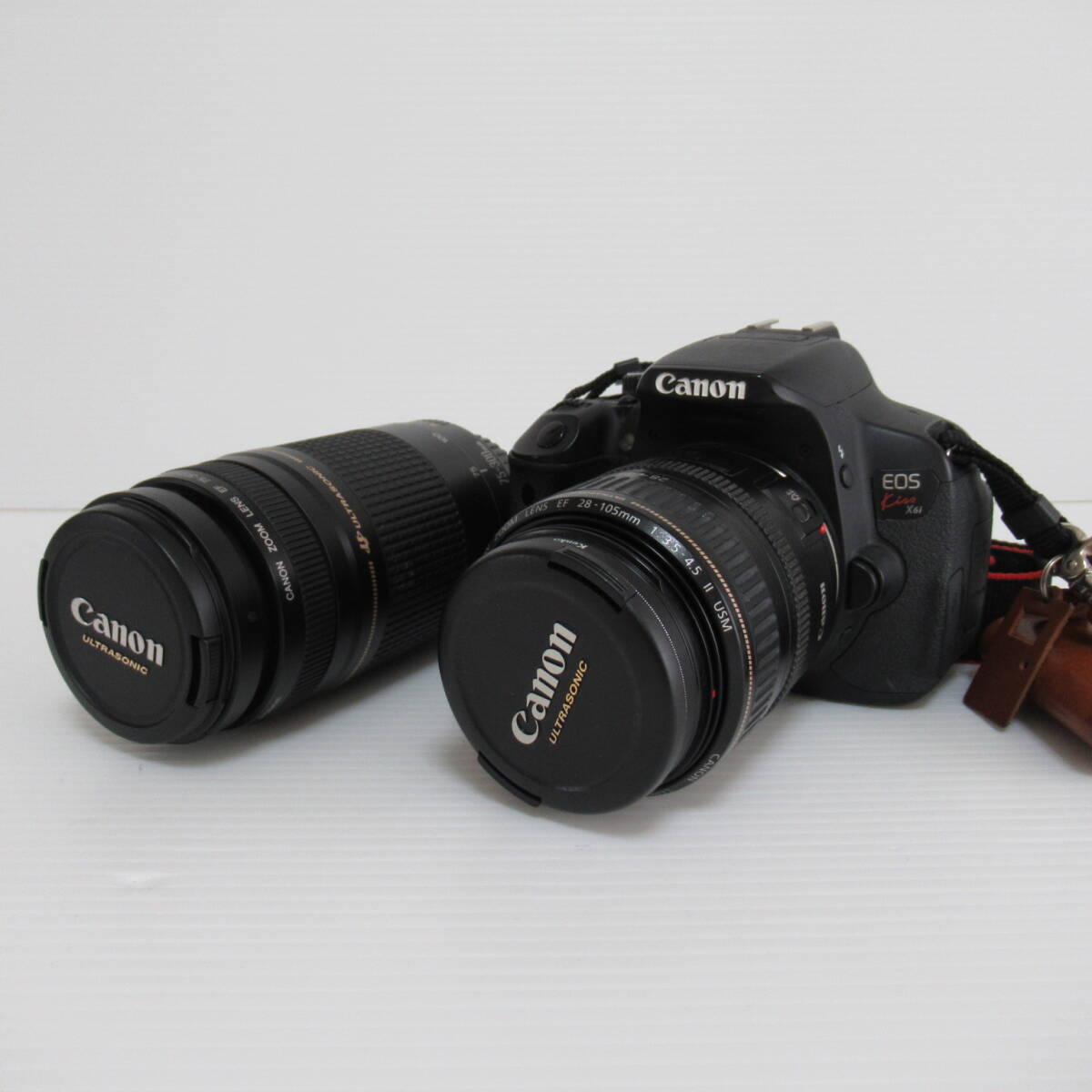 Canon EOS Kiss X6i ZOOM LENS EF 28-105mm/75-300mm 計3点 デジタル一眼レフ カメラ ジャンク品 80サイズ発送 p-2634058-276-mrrz_画像1