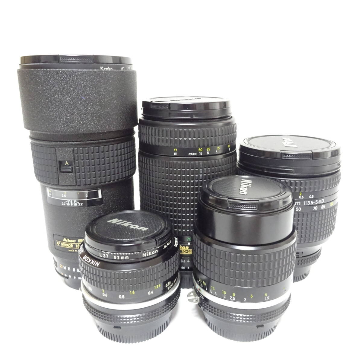 Nikon カメラレンズ 70-300ｍｍ 180mm 24-120mm 105mm 28mm おまとめセット ジャンク 動作未確認 80サイズ発送 K-2620098-42mrrzの画像1