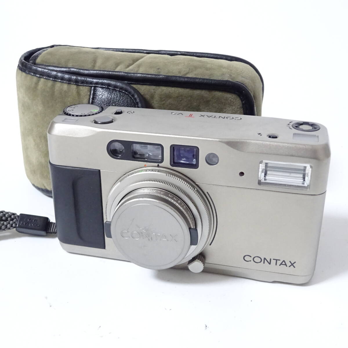 CONTAX コンタックス T VS コンパクトフィルムカメラ 動作未確認 60サイズ発送 K-2620182-209-mrrzの画像1