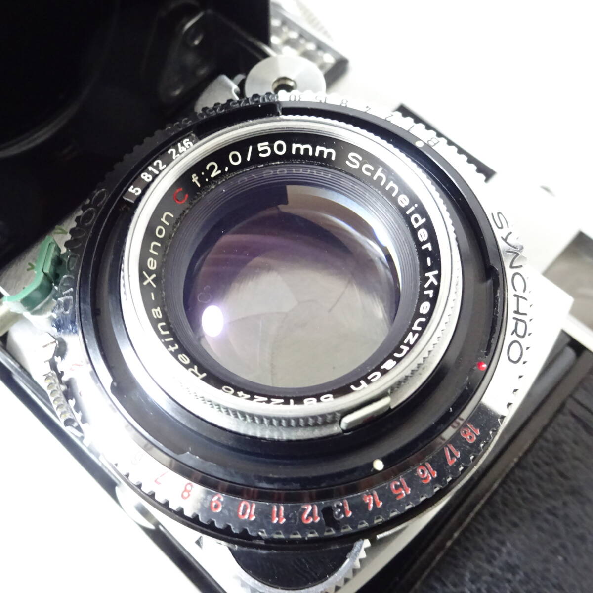 コダック レチナⅢ c Retina-xenonc f2.0-50mm フィルムカメラ Kodak 動作未確認 ジャンク品 60サイズ発送 K-2656679-194-mrrzの画像4