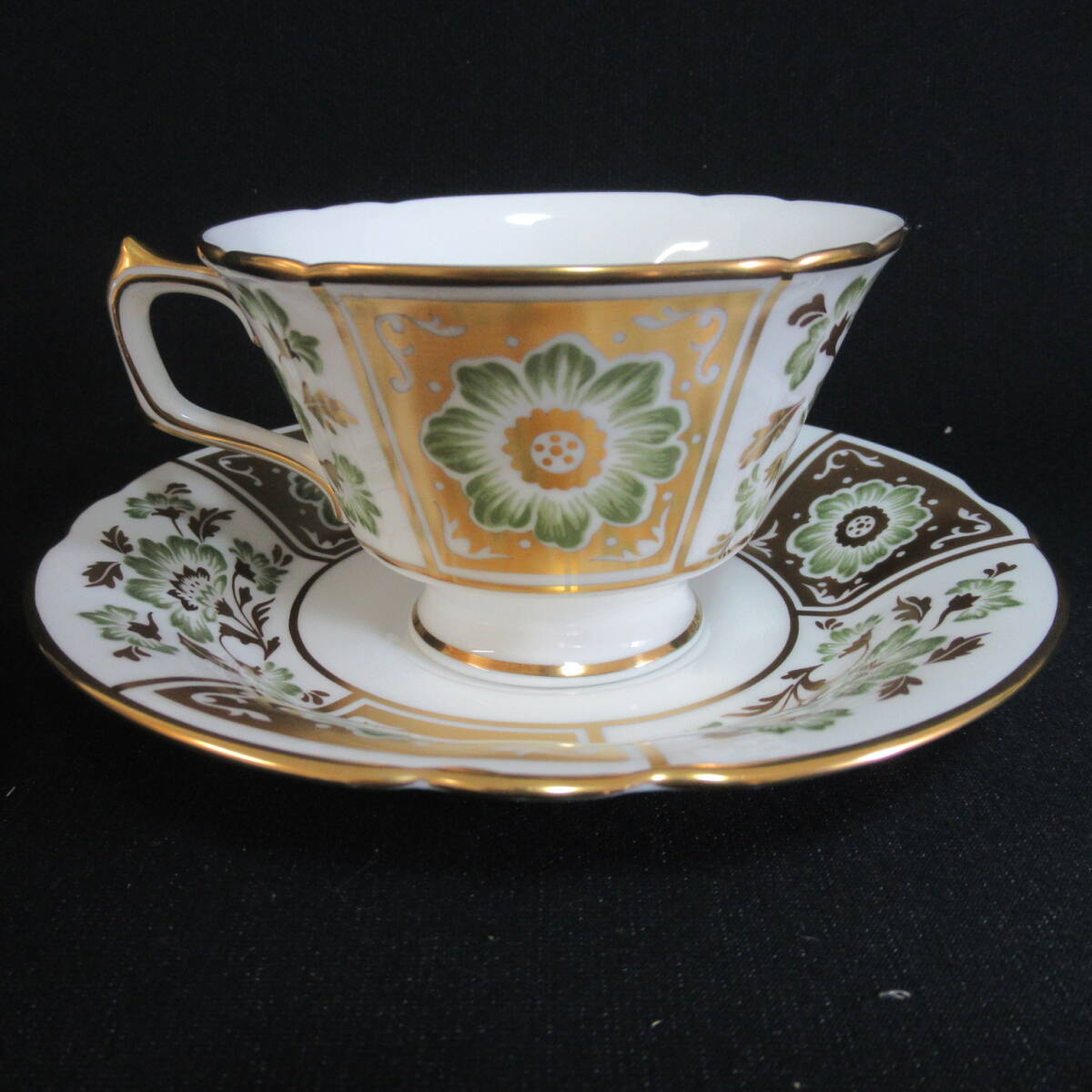  Royal Crown Dubey зеленый Dubey cup / блюдце / plate Trio маленькая чашка 100 размер отправка w-2641518-7-mrrz