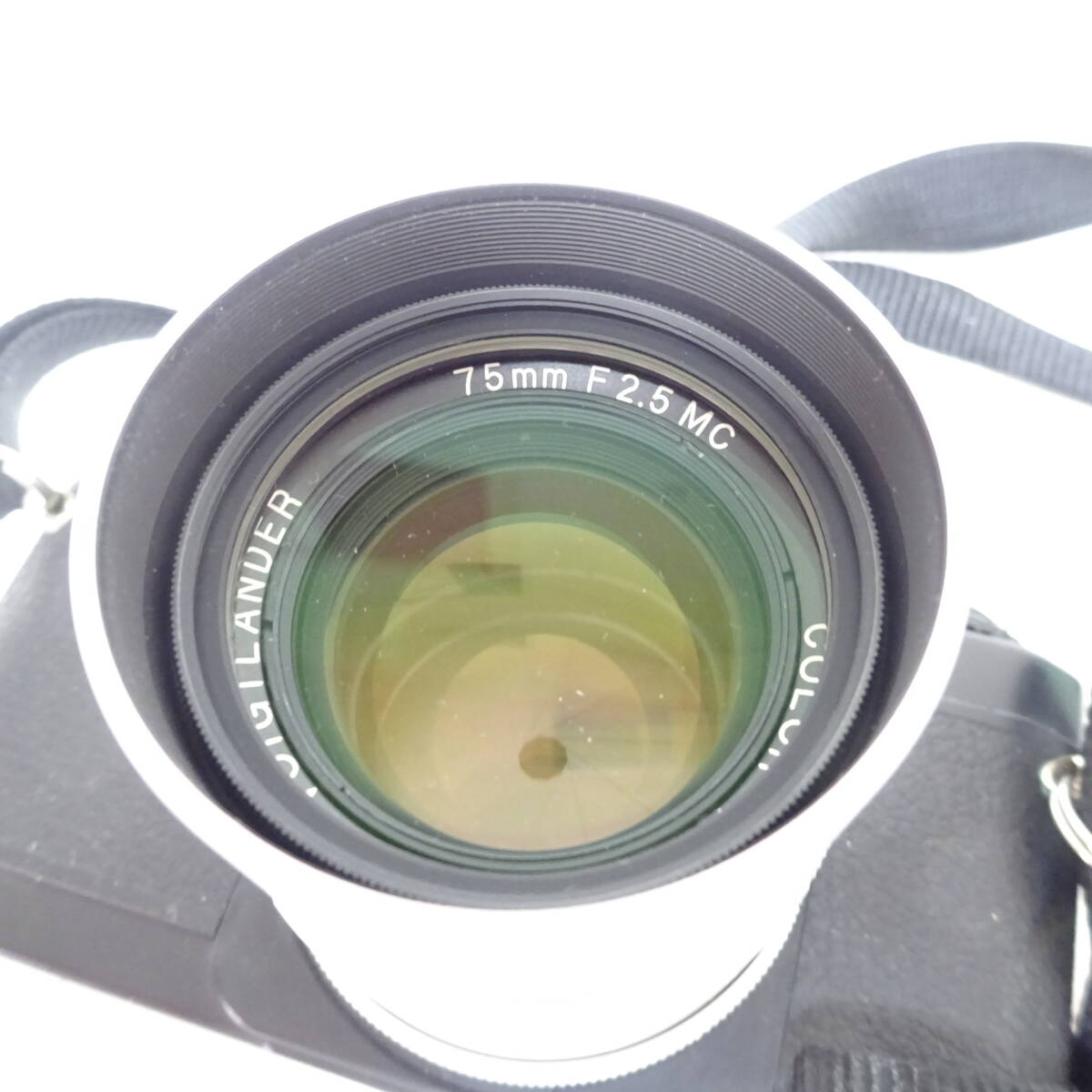 フォクトレンダー BESSA-T フィルムカメラ 75mm F2.5 レンズ Voigtlander 箱付き 動作未確認 ジャンク品 80サイズ発送 KK-2672021-300-mrrz_画像3