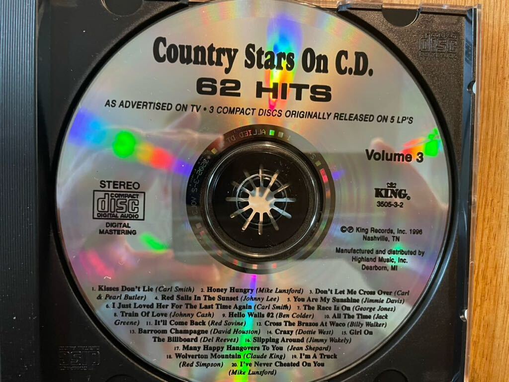 3CD V.A/ COUNTRY STARS ON 62 HITS_画像4