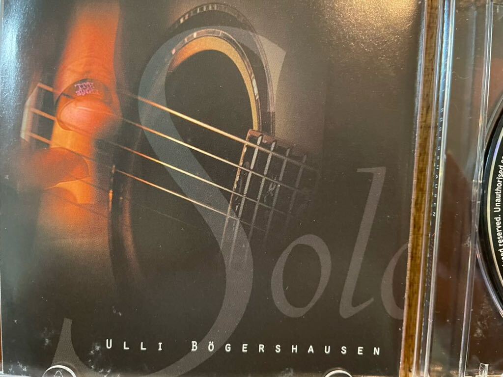 CD ULLI BOGERSHAUSEN / SOLO GUITARの画像3