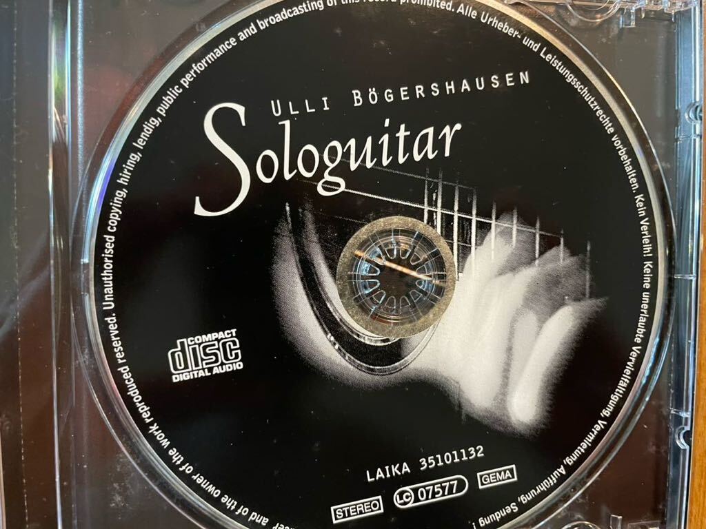 CD ULLI BOGERSHAUSEN / SOLO GUITARの画像2