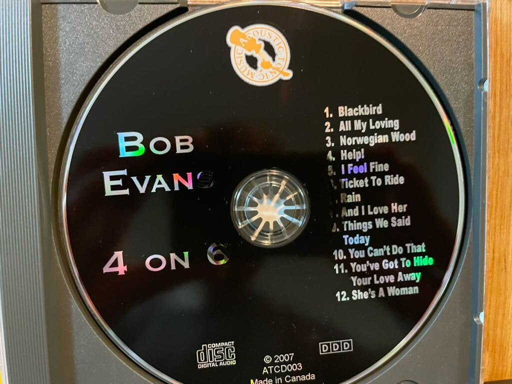 CD BOB EVANS / 4 ON 6の画像3