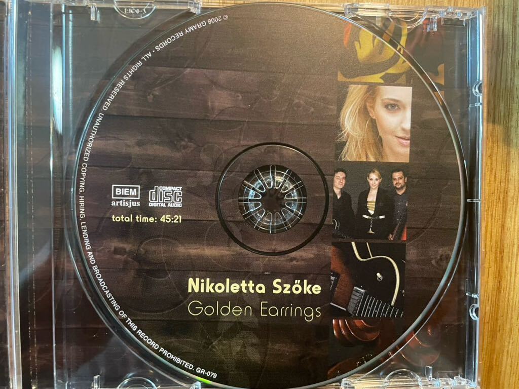 CD NIKOLETTA SZOKE / GOLDEN EARRINGSの画像3