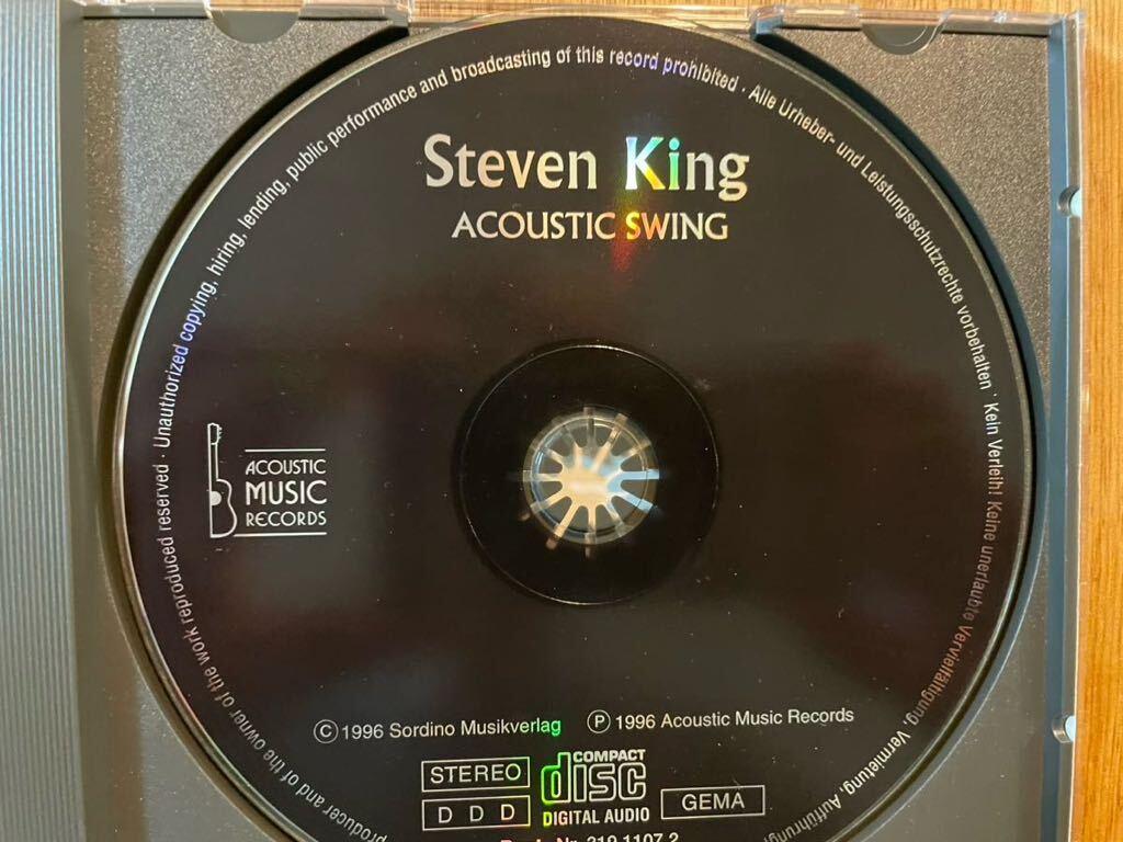 CD STEVEN KING / ACOUSTIC SWING