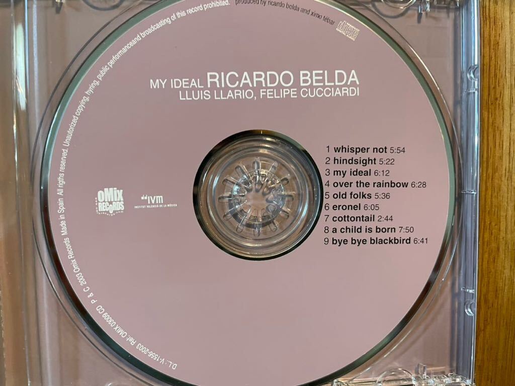 CD RICARDO BELDA / MY IDEALの画像2