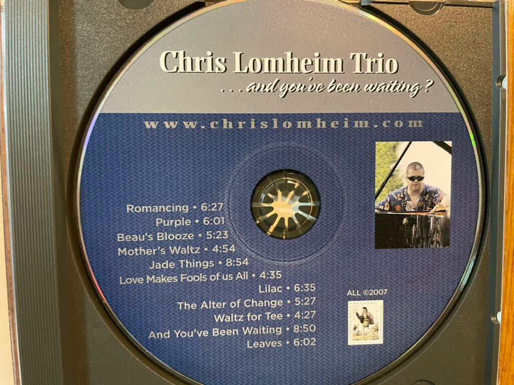 CD CHRIS LOMHEIM TRIO / AND YOU'VE BEEN WAITINGの画像2