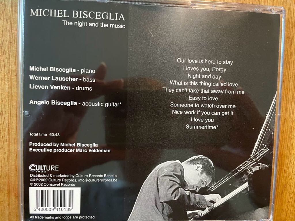 CD MICHEL BISCEGLIA / THE NIGHT AND THE MUSIC_画像3