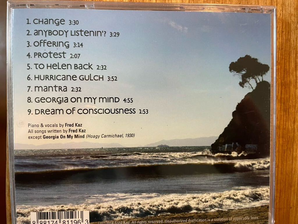 CD FRED KAZ / CHANGE THE ALBUMの画像2