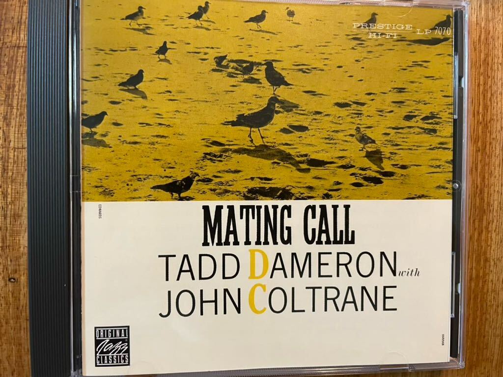 CD TADD DAMERON with JOHN COLTRANE / MATING CALLの画像1