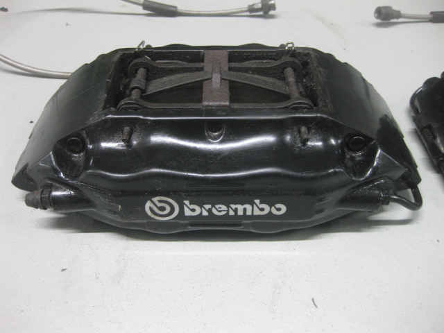  genuine article brembo F50 front 4POT caliper kit 2 piece rotor mesh hose Brembo BNR32 R32 R33 BCNR33 GCZ32 CZ32