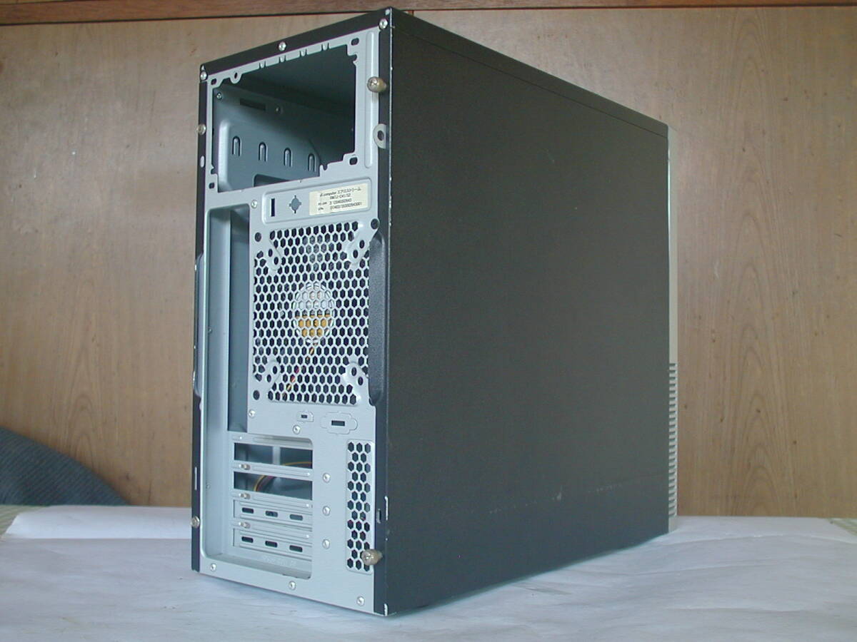 自作PC用 マイクロATXケース ブラック ｅＸ．COMPUTER MULTI DVD付 電源無 k129の画像2