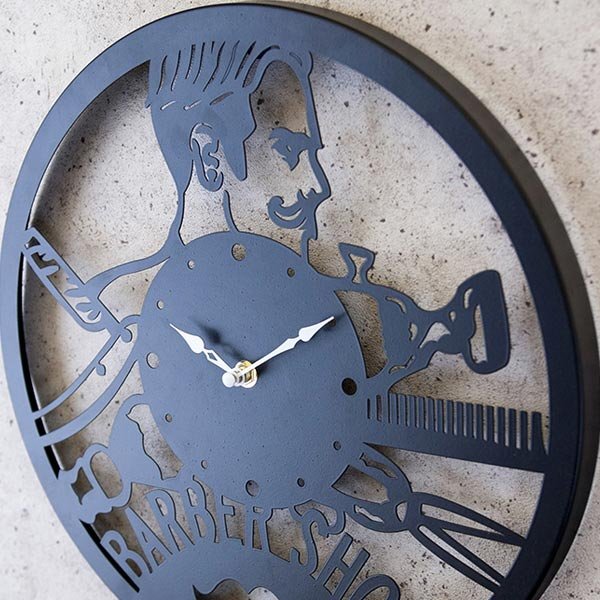 1円 新品 インダストリアル的 アンティークデザインの壁掛け時計 男前インテリア ヴィンテージ風 ガレージ ウォールクロックの画像2