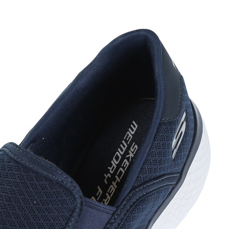 27.5cm スケッチャーズ（SKECHERS）MODERN COOL IRRUPTIVE ネイビー 59401-NVY スニーカー 軽量 スリップオン タウン メンズ 新品_画像6