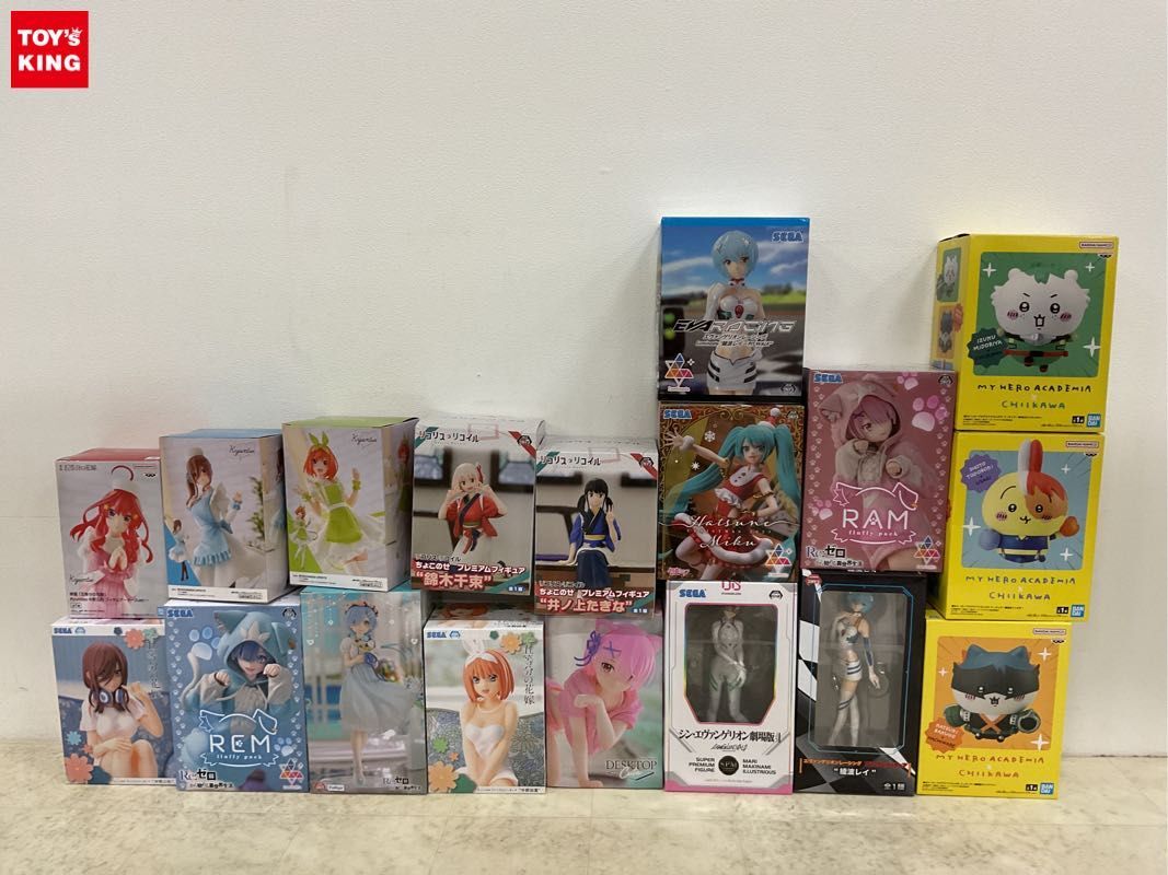 1円〜 同梱不可 ジャンク フィギュア 僕のヒーローアカデミア ちいかわ Re:ゼロから始める異世界生活 リコリス・リコイル 他