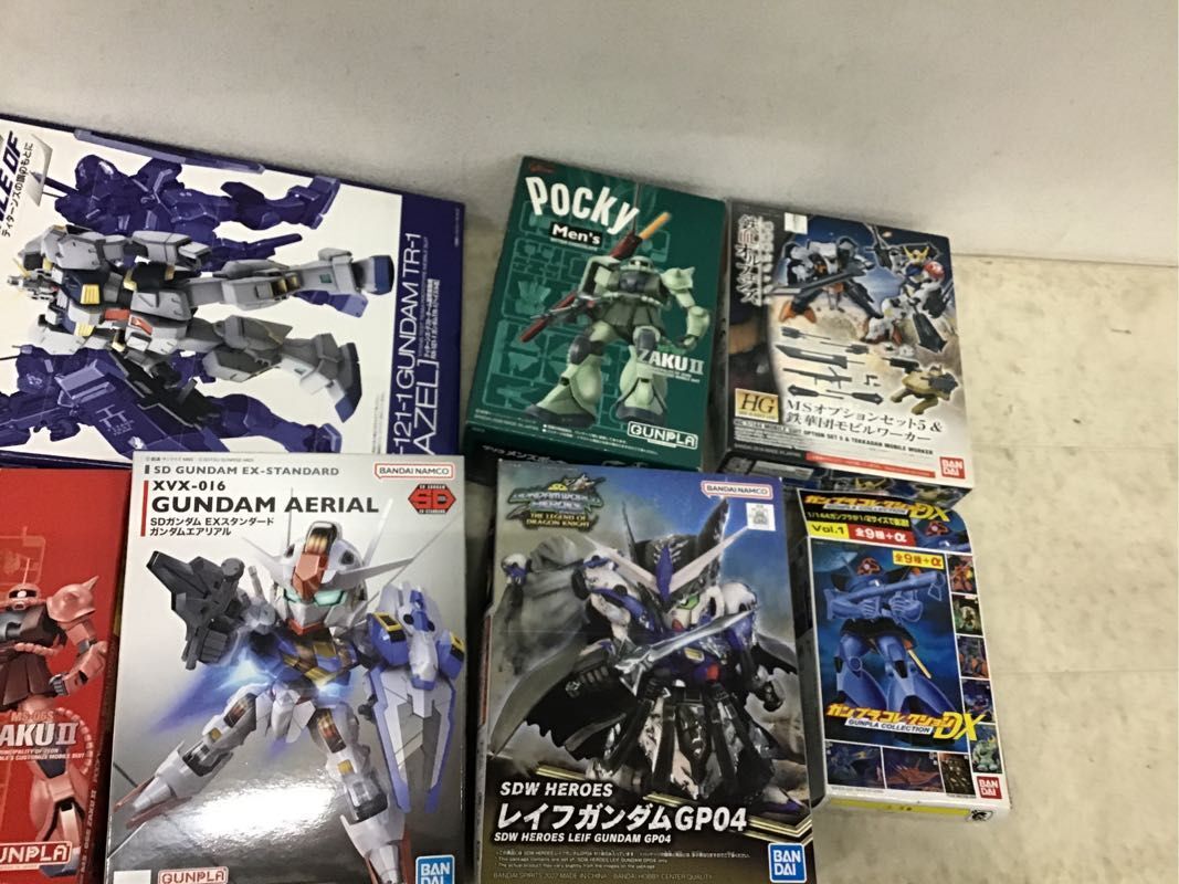 1円〜 同梱不可 ジャンク SDガンダムレイフガンダムGP04、ミニプラ リュウソウジャー キシリュウオースリーナイツ 3 ティラミーゴC 他_画像2