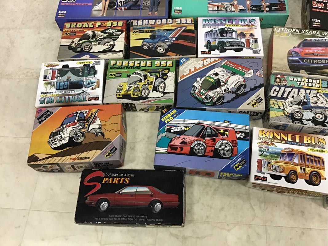 1円〜 同梱不可 ジャンク グンゼ産業 1/24 フォルクスワーゲン 園田健一SELECTION、Heller 1/43 シトロエン XSARA WRC’05 等の画像3