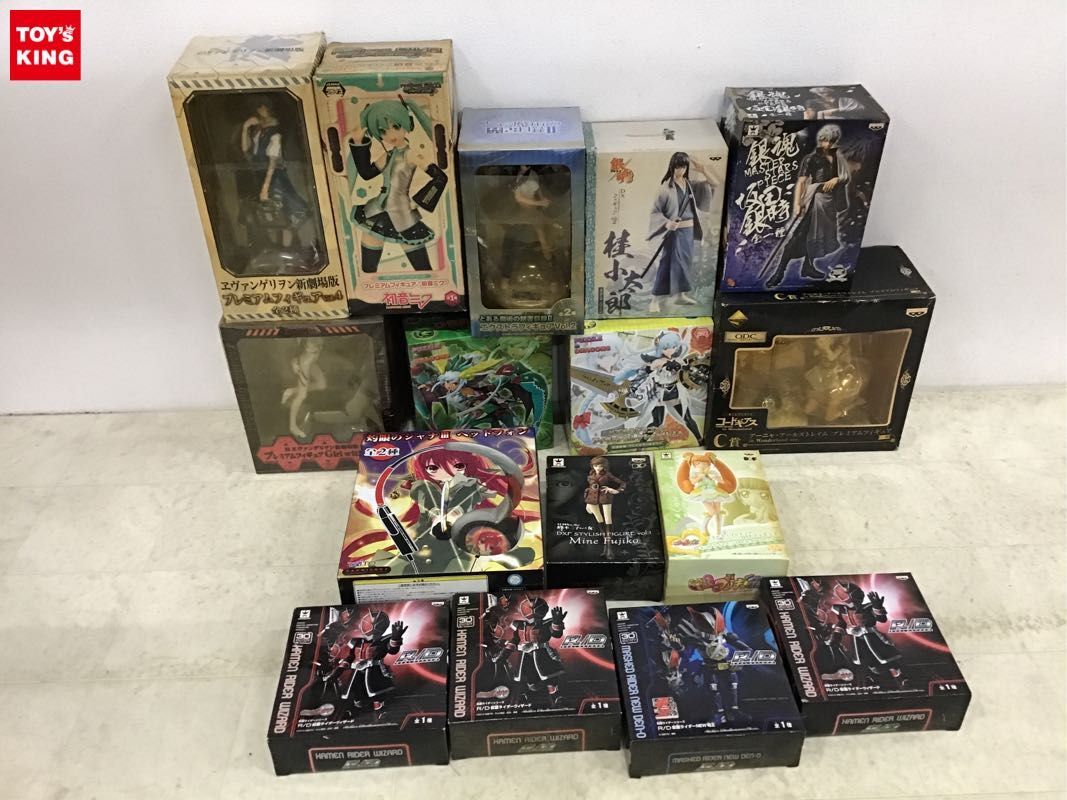 1円〜 同梱不可 ジャンク プレミアムフィギュア等 エヴァンゲリオン、初音ミク、とある魔術の禁書目録、銀魂 他_画像1